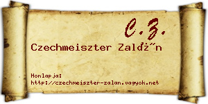 Czechmeiszter Zalán névjegykártya