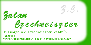 zalan czechmeiszter business card